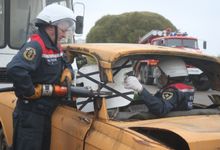 В Пскове прошла тренировка по ликвидации последствий ДТП (ФОТО)