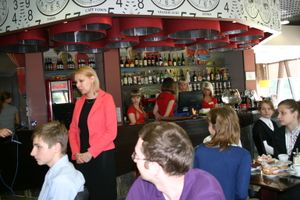 Великолукские школьники посетили "Литературное кафе"