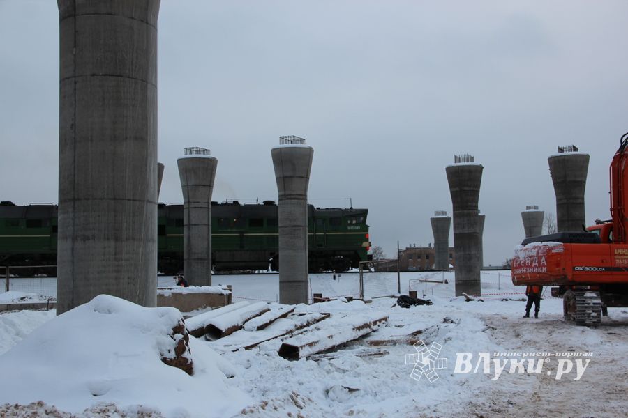 Великолукский путепровод протестируют в декабре (ФОТО)