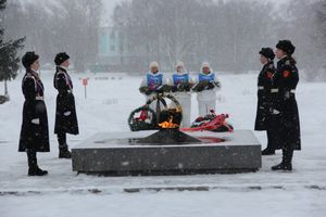 Десантники, участники сверхдальнего лыжного похода, прибыли в Великие Луки (ФОТО)
