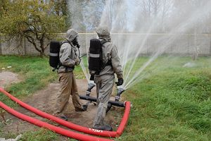 На Псковском хладокомбинате прошло тактико-специальное учение (ФОТО)