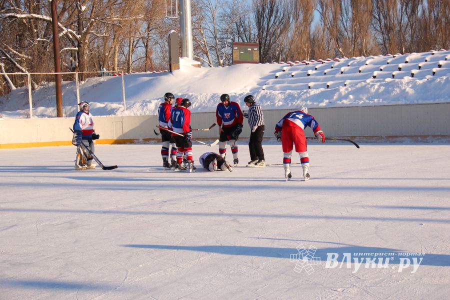 Великолукский хоккей: много забитых шайб, немного потасовок и разбитых лиц (фото)