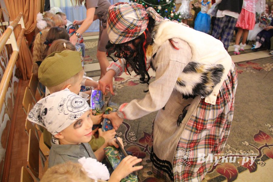 новый год в саду