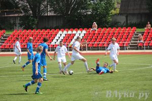 Футбольный матч в рамках Чемпионата Псковской области