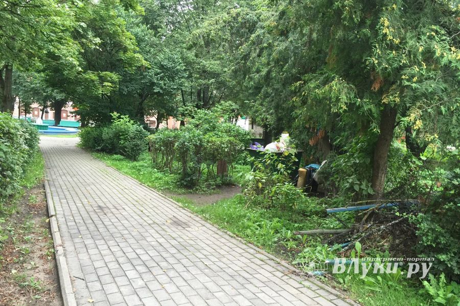 Обратная сторона центра Великих Лук (ФОТО)