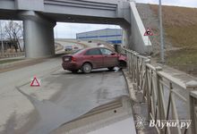 ДТП при въезде на путепровод (ФОТО)