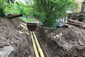 На пл. Калинина заменили большой участок теплосетей (ФОТО)