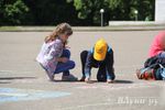 В Великих Луках прошел конкурс детских  рисунков на асфальте (фото)