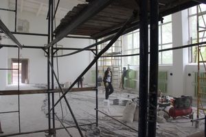 В школе №17 полных ходом идёт ремонт (ФОТО)