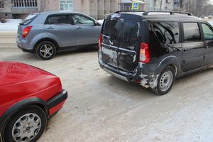 ДТП на перекрёстке Октябрьского-Полиграфистов (ФОТО)