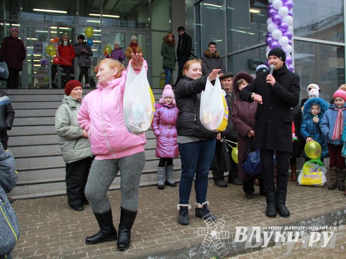 Открытие супермаркета «Тележка» в Великих Луках