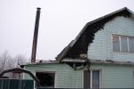 В Псковской области горел жилой дом  (фото)