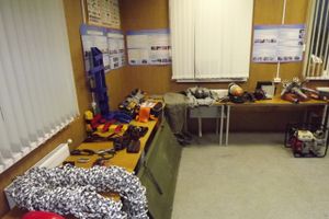 Гдовские спасатели встречали юных гостей (фото)