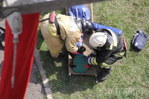 В Великих Луках прошли соревнования пожарных расчетов