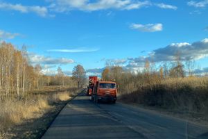 В Великолукском районе идёт ремонт дорог (ФОТО)
