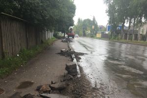 Фотофакт: ул Полярная и ул Дьяконова