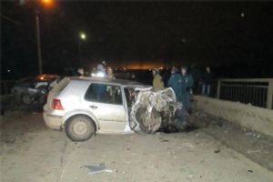 Мужчина пострадал в результате ДТП на Ольгинском мосту в Пскове (фото)