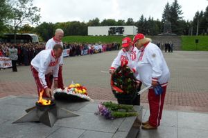 Великие Луки встретили олимпийских чемпионов (ФОТО)