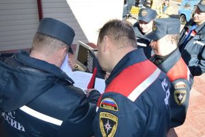 В Великих Луках прошли соревнования по проведению аварийно-спасательных работ (фото)