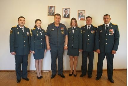 Сотрудники ГУ МЧС России по Псковской области получили очередные звания (ФОТО)