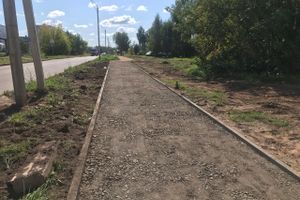 На ул. Пескарёва наконец появится тротуар (ФОТО)