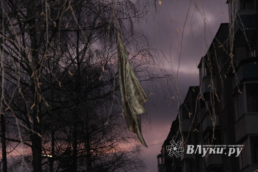 Сегодня утром в Великих Луках взорвался газ (фото)