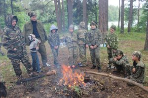 В военно-патриотическом лагере «Вымпел-Шторм» в разгаре 17-я смена (ФОТО)