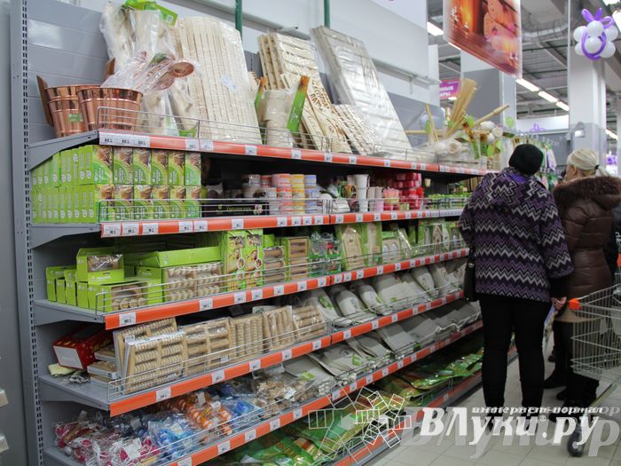 Открытие супермаркета «Тележка» в Великих Луках