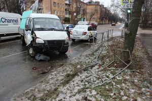 ДТП на перекрёстке Октябрьский-Комсомольская (ФОТО)