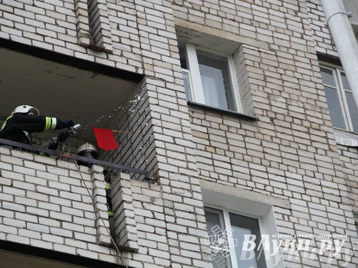 В Великих Луках прошли областные соревнования среди пожарных по спасению пострадавших