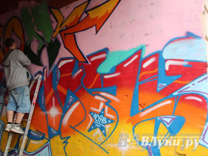 В Великих Луках прошел городской конкурс «Граффити — новый взгляд»