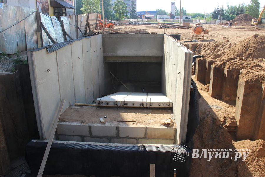 Новости со строительства подземных переходов в Великих Луках (ФОТО)