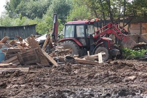 Здесь будет въезд на путепровод (ФОТО)