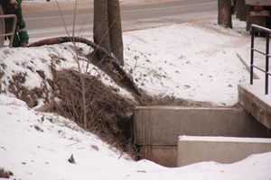 На пр-те Гагарина произошёл прорыв водопровода (ФОТО)