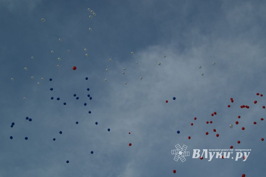 Празднование Дня флага в Великих Луках