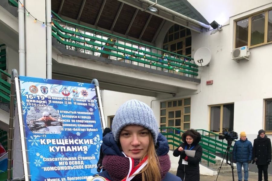 Великолучанка привезла золото с Чемпионата Белоруссии по зимнему спортивному плаванию (ФОТО)