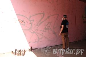 В Великих Луках прошел городской конкурс «Граффити — новый взгляд»