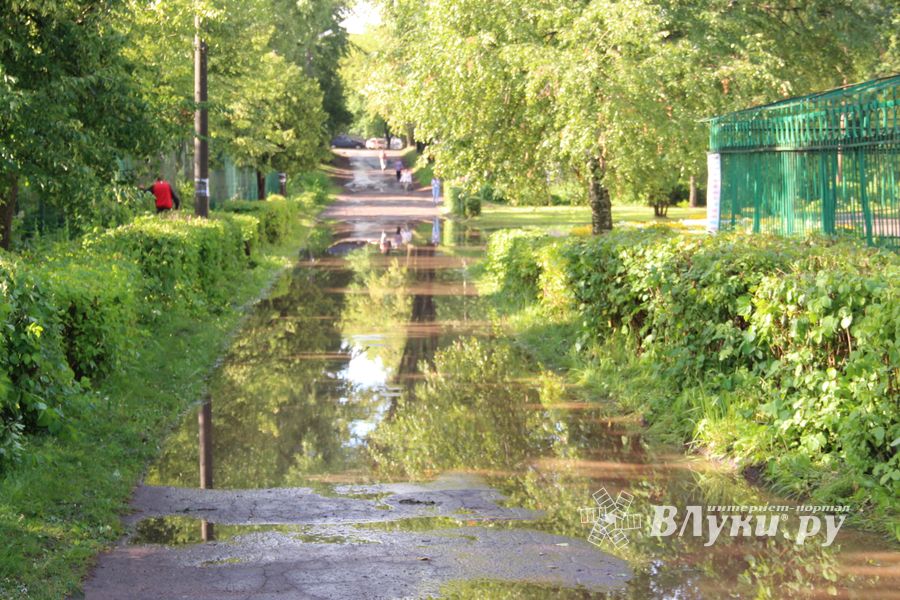И плывем, и плаваем – Великие Луки после ливня (ФОТО)