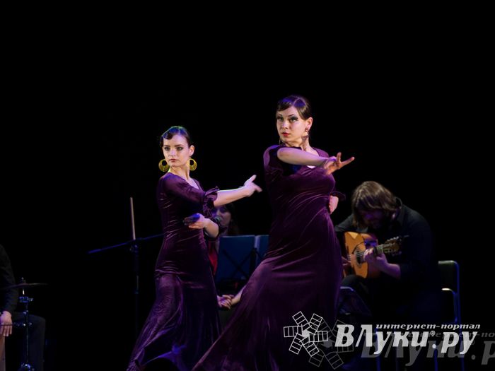В великих Луках выступил московский коллектив фламенко
