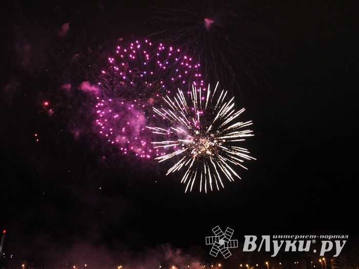 В Великих Луках зажглась новогодная ёлка (ФОТО)