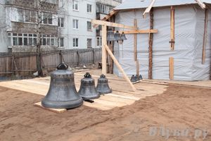 Освящение колоколов храма святителя Тихона