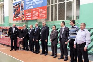 Открытие Чемпионата и Первенства СЗФО по самбо