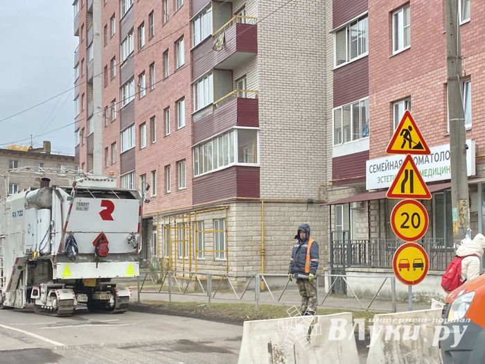 На перекрёстке Ботвина-Некрасова –дорожные работы (ФОТО)