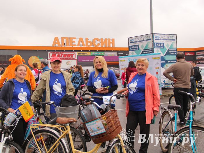 Зигзаг здоровья выполнили великолукские велосипедисты (ФОТО)