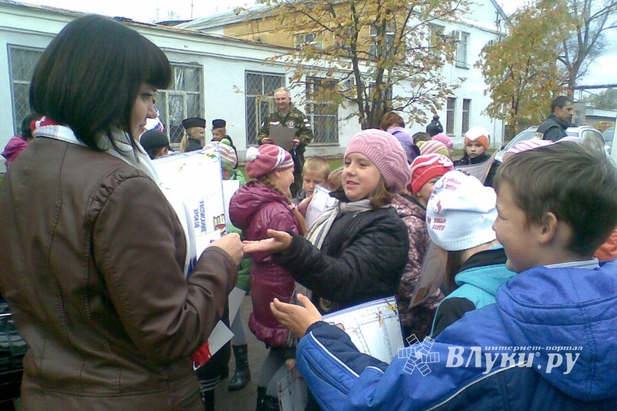 Детям показали пожар