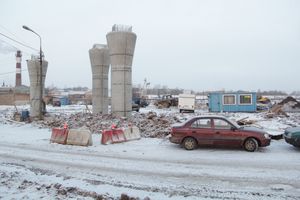 В Великих Луках продолжается расчистка местности для строительства путепровода (ФОТО)