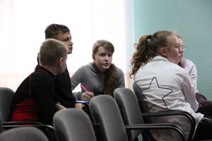 Школьники  отвечали на вопросы о великолукских спортсменах