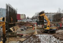 В Великих Луках устанавливают металлоконструкции пролетного строения путепровода (ФОТО)