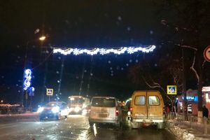 В Великих Луках из-за ДТП затруднено движение (ФОТО)