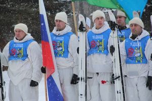 Десантники, участники сверхдальнего лыжного похода, прибыли в Великие Луки (ФОТО)